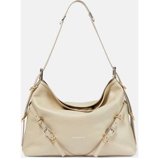 Givenchy Voyou Medium leather shoulder bag - beige - One Size