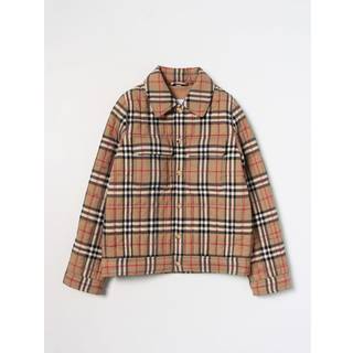 Burberry Kids Check windbreaker jacket - multicoloured - Y 10