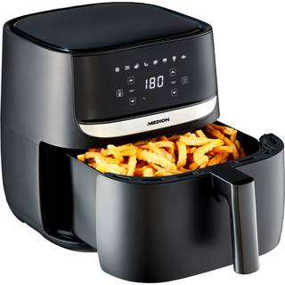 Medion MD 10532 Life E50 XL-Heißluftfritteuse 5,7 l, schwarz