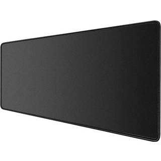 Anti-Slip Gaming Musemåtte med Syede Kanter - Sort