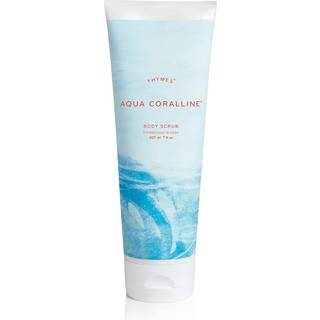 Thymes Aqua Coralline Body Scrub - Body exfoliator til hudpleje rutine - Fugtgivende og eksfolierende kropsskrub ansigtsskrubfodskrub eller h?nds