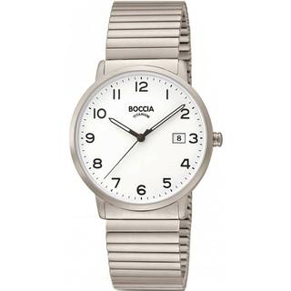 Boccia 3660-01 Herrenuhr Titanium Zugbanduhr 39mm 5ATM