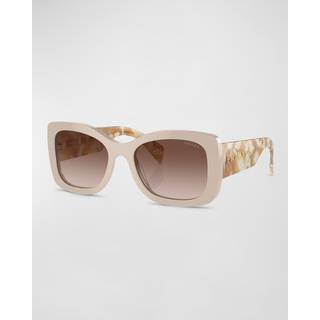 Prada PR A08S 11O6S1 56 Solbriller Kvinder Brun - Desert Brown - 56mm