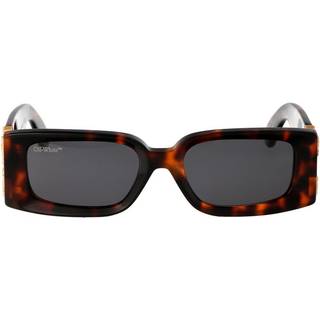 Off-White Unisex OERI098 Roma 6007 havana Solbriller Acetat Havana Grå Firkantet Normal