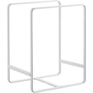 Yamazaki Tallerkenholder - Hvid - 11,5cm x 16cm x 20cm - Thora