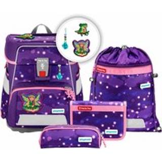 Schulrucksack Space Set 5tlg. Playmobil Ayuma Leavi Lila, Pink