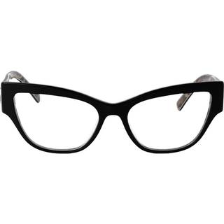 Dolce & Gabbana DG3378 3299 55 Briller Kvinder Black - Black On Clear - 55mm