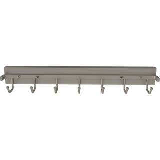 Rev-a-hylde 14 tommer pop ud glidende deluxe b?lte og bind tilbeh?rsorganisationsstativholder h?nger med 7 kroge satin nikkel brcposl-14-sn-1