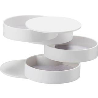 Yamazaki - Yamazaki Smykkeskrin i plast - Hvid - 10cm x 10cm x 10cm - Hera