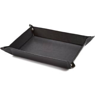 WOLF Heritage Coin Tray Black Leather 290002