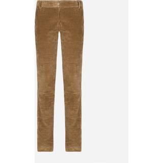 Dolce&Gabbana Low-rise corduroy slim pants - brown - XL