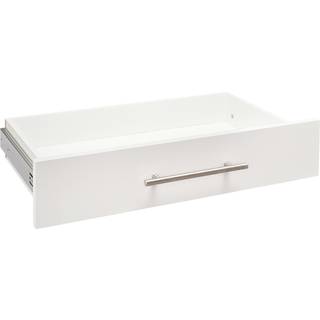 Closetmaid Suitesymphony Wood Tilføj på tilbehør Moderne stil til opbevaring skab tøjstørrelse enheder Pure White/Satin Nickel 25-tommer x 5-tomm