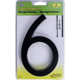 Hy-Ko Products FM-6/6 Floating House nummer 6 (seks) 6 """" H?j sort