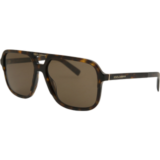 Dolce & Gabbana Mand DG4354 502/73 Solbriller Acetat Skildpadde Brun Firkantet Normal Skygge