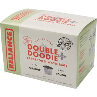 Reliance dobbelt doodie plus camping toiletposer 6 pakke