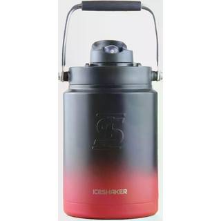 Ice Shaker 64 oz Half Gallon Vandkande Rustfrit st?l Halv gallon K?ne med halmisoleret for at holde drinks iskold i 60+ timer, som det ses p? Sha