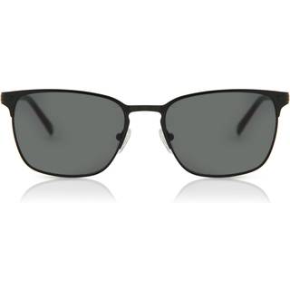 Firkant Fuld Kant Metal Black Solbriller Mænd - SmartBuy Collection - Matte Black - 53mm