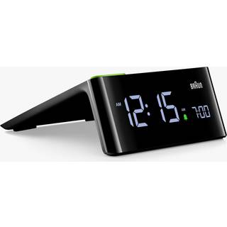 Braun Black Digital VA LCD Display Clock BC16BUK