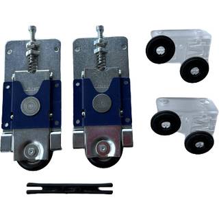 Svalk KG50  beslagsæt m. spids dobbelt, m/spids, sort 3256