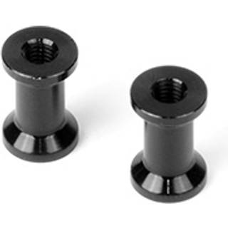 XRAY XR-373075 Alu Brace Mount 10.5mm - Black (2)