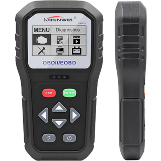 Konnwei KW818 OBD2 Fejlkodelæser til alle biler, 12V