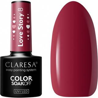 Claresa SoakOff UV/LED Color Love Story Gel neglelak Skygge 8 5 g - 5 g