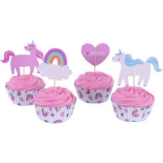 I Love Unicorns Cupcake Sæt - 24 sæt, PME