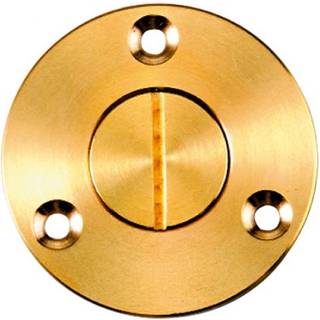Bundprop / bundplugg båd, udenpåliggende, messing, Ø55 mm, Ø29 mm, 1/2"