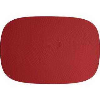 Aida Karim Rashid Dækkeserviet 30,6x45 Cm - Dækkeservietter & Coasters Genanvendt Læder Chili - 13608