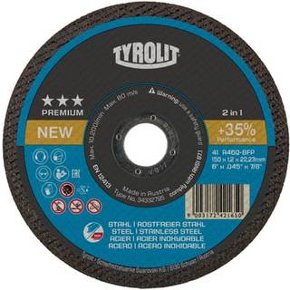 Skæreskive Premium 41F ø150×1,2 A46Q-BFP