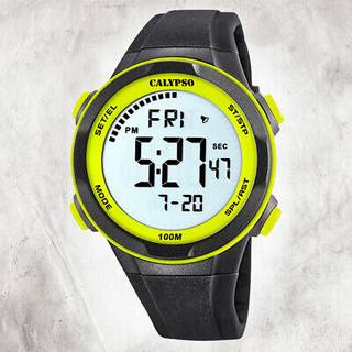 Herre Calypso K5780/1 Sort Ur