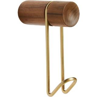 WOUD Around Knage Small - Walnut/Satin brass