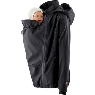 Mamalila Women's Softshell-Tragejacke Allrounder Softshelljakke Damer størrelse S farve sort