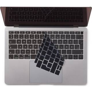 Philbert MacBook Air 13 (2018-2019) Keyboard Cover m. Dansk Tastatur - Black