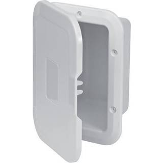 Opbevaringsrum / stuverum / indbygningsboks båd CAN-SB, 245 x 175 x 100 mm, hvid