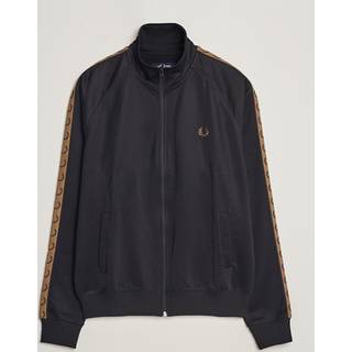 Fred Perry Taped Track Jacket Black