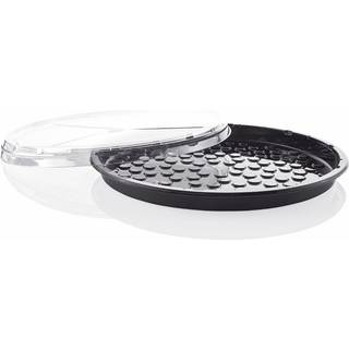 Snap-on låg, K 5321-1, 2,3cm, Ø33cm, klar, APET, til bakke