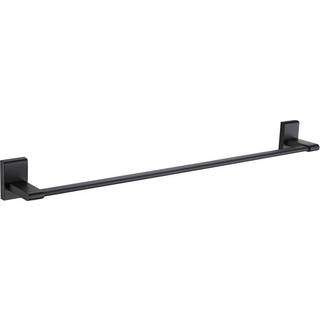 Showerdrape Showerdrape Black Unity Wall Mounted Rail Towel