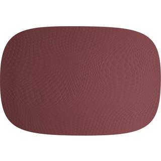 Karim Rashid - recycled læder dækkeserviet bordeaux, 1 stk.