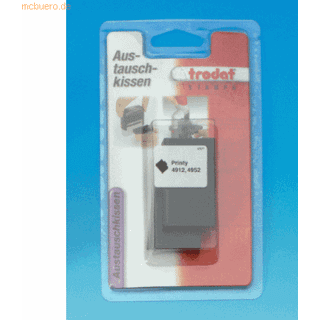 Trodat 4927 Udskiftningspude - bl? (pakke med 2) 5,2 x 6,8 x 0,9 cm;