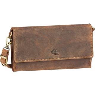 Geldbörse zum Umhängen Leder 20x10cm VINTAGE | Greenburry.de 1552A
