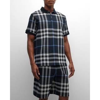Burberry Checked cotton polo shirt - multicoloured - EU 39