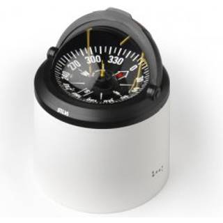 Bådkompas Silva 125T, Ø125 mm, piedestalmonteret, sort/hvid