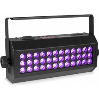 UV lys bar, FLOOD36UV-PRO med 36 stk. kraftige UV LED / DMX / Musikstyring / UV