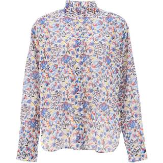 Marant Etoile Gambine floral cotton blouse - blue - XXS