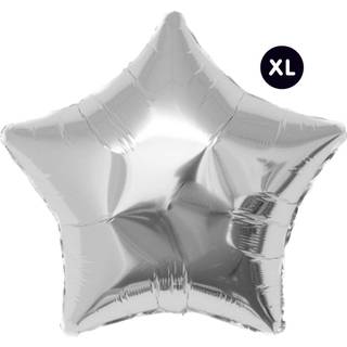 Folienballon Stern 86cm - Silber