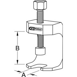 KS Tools Aftrækker til universal viskerarm 3, 17 mm (700.1192)