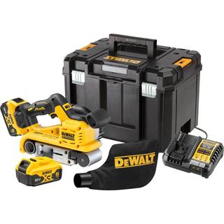 Båndsliber DeWalt DCW220P2-QW; 18 V; 2x5,0 Ah batt.
