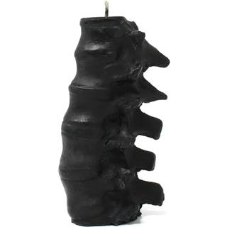 Schwarze Wirbelsäulenkerze 13cm