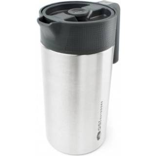 GSI Outdoors Glacier Stainless JavaPress 30oz fransk presse - Holdbart rustfrit stål, 30oz kapacitet til udendørs kaffe